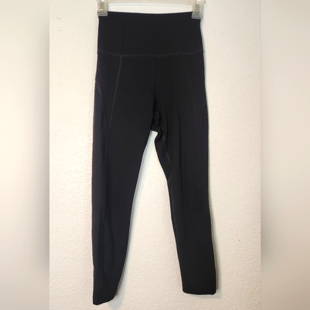 Girlfriend Collective High-Rise Black‎ Leggings, Size XS